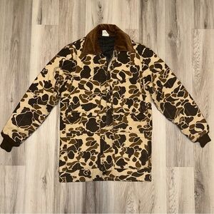 Cabela's 80s VTG Brown and Tan Camouflage Field Jacket